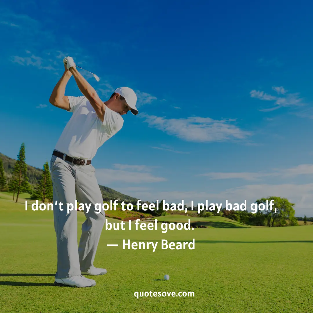 Funny Golf Quotes